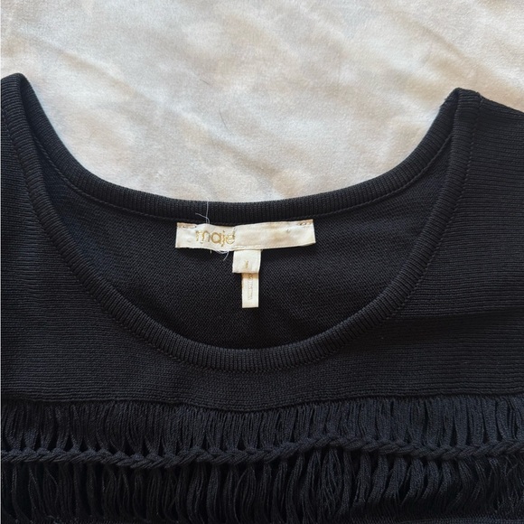 Maje | Black Crochet dress - Picture 4 of 5